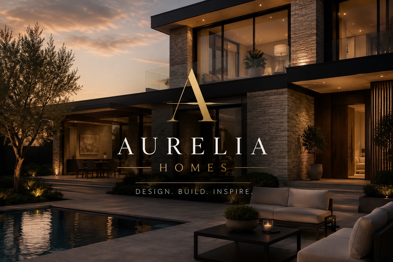Aurelia Homes luxury custom home concept