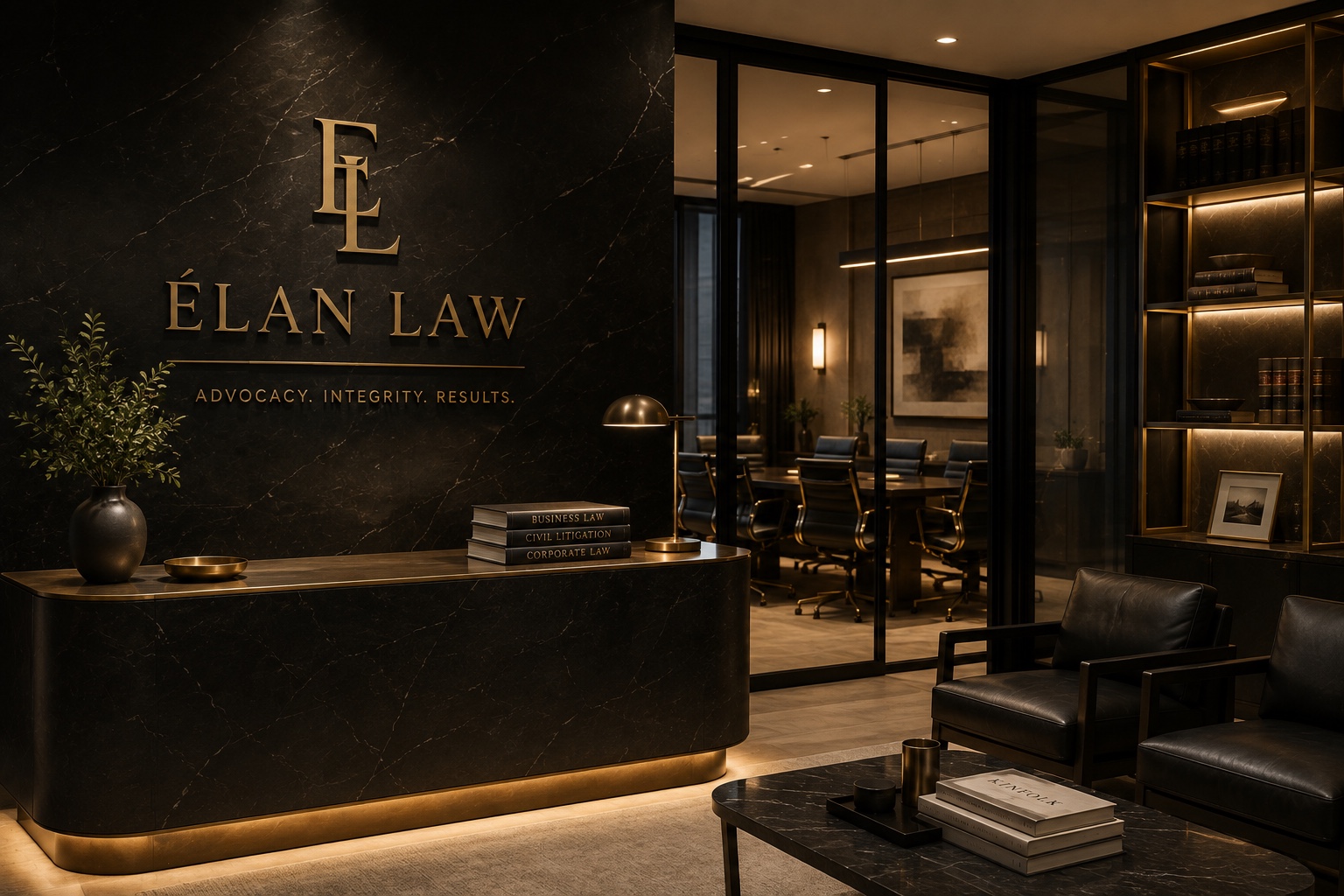 Elan Law boutique law firm concept