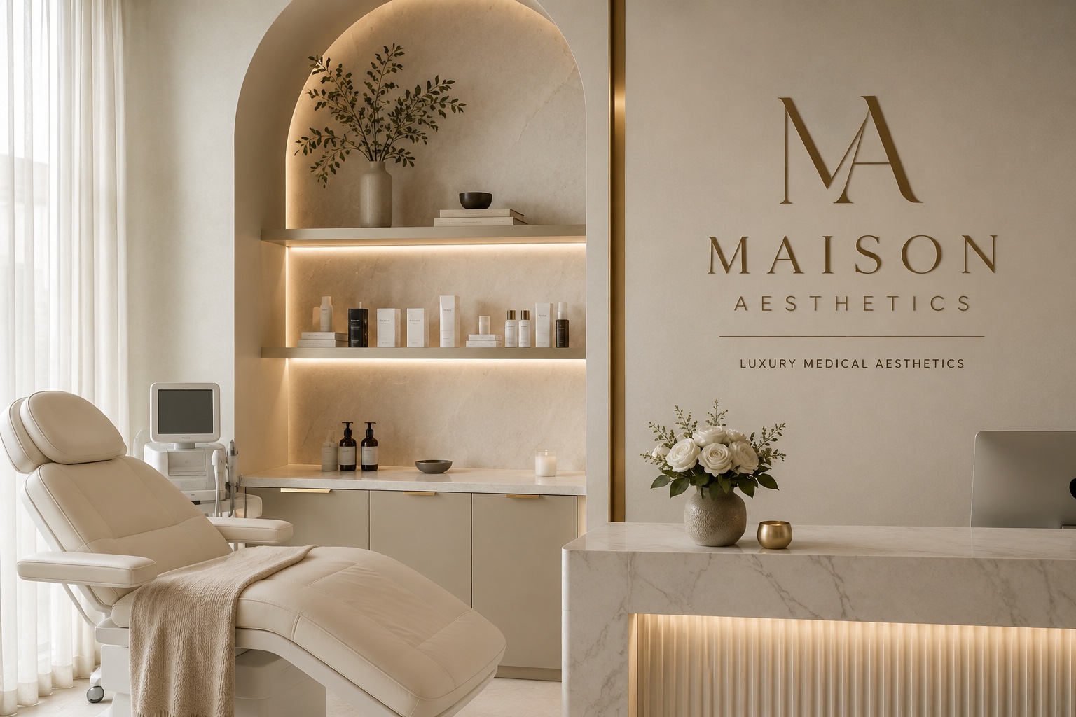 Maison Aesthetics luxury medical aesthetics concept